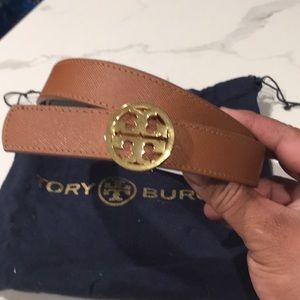 Tory burch leather belt